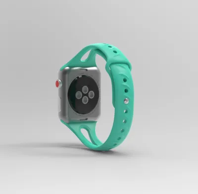 Apple Watch Fashion Solid Color Silicone Watch Band