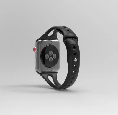 Apple Watch Fashion Solid Color Silicone Watch Band