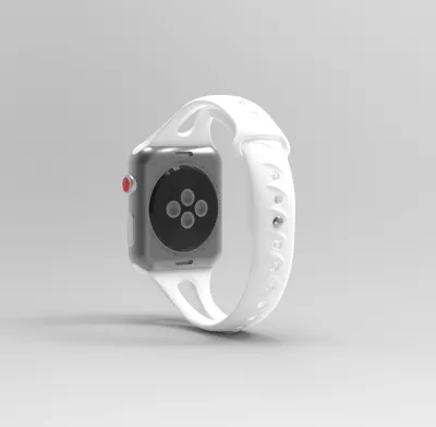 Apple Watch Fashion Solid Color Silicone Watch Band