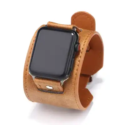 Apple Watch Fashion Combination PU Watch Band Simple Unisex Geometric