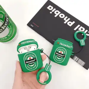 Unique Beer Bottle Shape Silicone AirPods Case