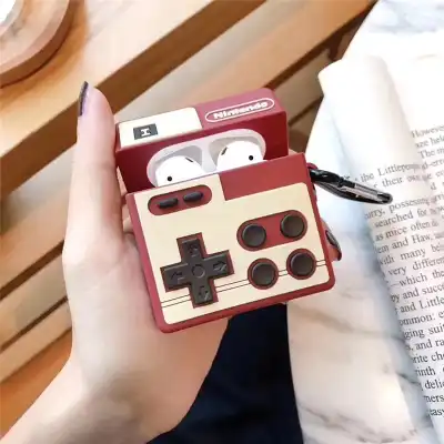 Creative Game Console Shape Silicone AirPods Case