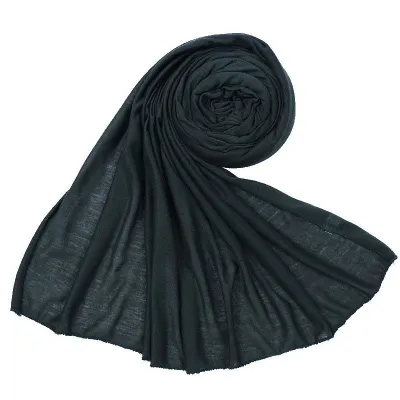 Trendy Women Muslim Hijab Scarf Rectangle Lengthen Blended