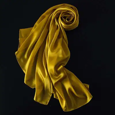 Women Summer Solid Color Silk Shawl Scarves 90*180cm