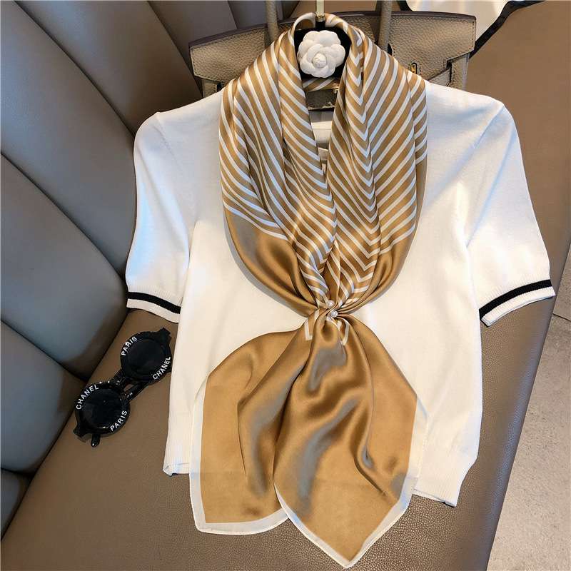 スカーフ N 21 Woman Scarf Striped 30037601 1103 CE354_GY6469?$crop1254$
