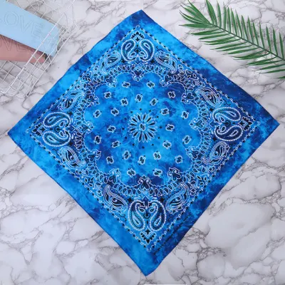 Hip Hop Style Printed Tie-dye Square Scarve Accessories Scarves