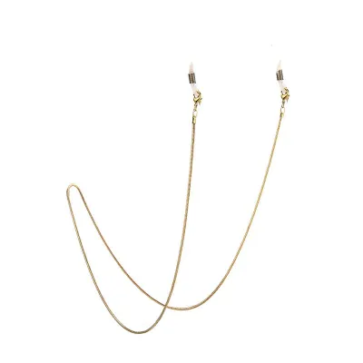 Fashionable Simple Snake-shaped Metal Silicone Eyewear Chain