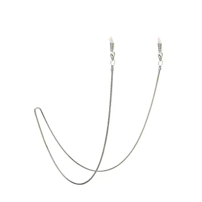 Fashionable Simple Snake-shaped Metal Silicone Eyewear Chain