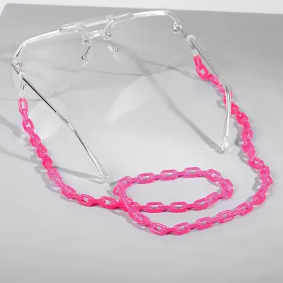 Retro Metal Buckle Hanging Neck Sunglasses Chain