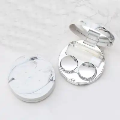 Vintage Marble Texture Round Contact Lens Partner Accessories Sunglasses