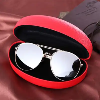 Fashion Curved Solid Color Glasses Case