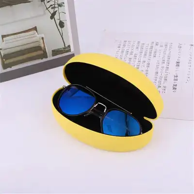 Fashion Curved Solid Color Glasses Case