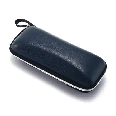 Fashion Square Zipper Design Glasses Case