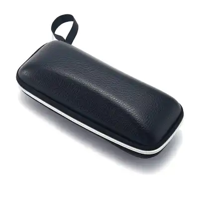 Fashion Square Zipper Design Glasses Case