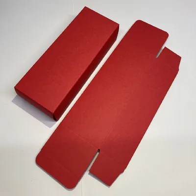 Customizable Solid Color Glasses Paper Box with Double Slot Folding Carton