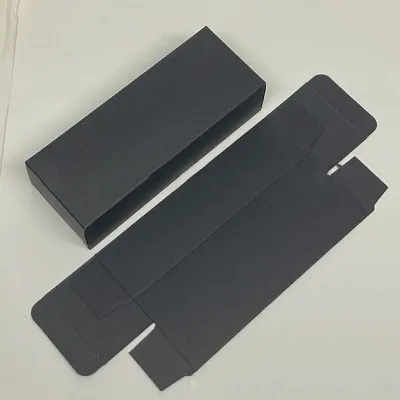 Customizable Solid Color Glasses Paper Box with Double Slot Folding Carton