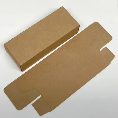 Customizable Solid Color Glasses Paper Box with Double Slot Folding Carton