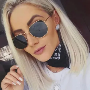 Small Square Retro Colorful Sunglasses
