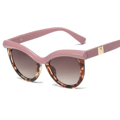Fashion Leopard Pattern Cat Eye Sunglasses for Men and Women