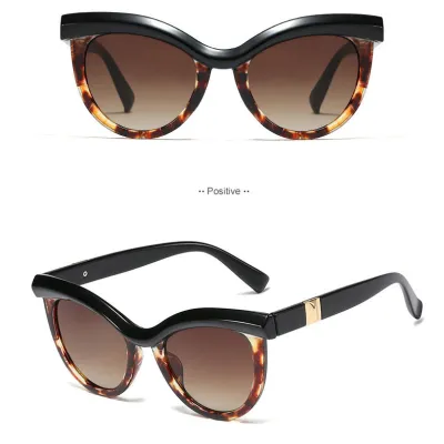 Fashion Leopard Pattern Cat Eye Sunglasses for Men and Women