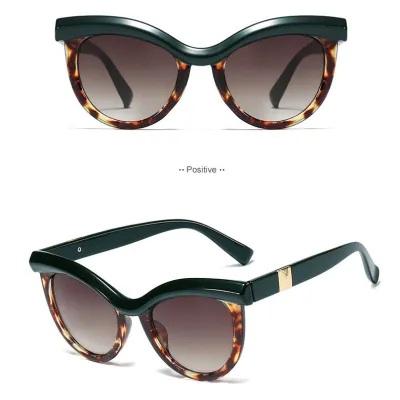 Fashion Leopard Pattern Cat Eye Sunglasses for Men and Women