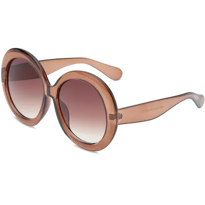Fashion Large Frame Round Outdoor Sunglasses PC Lens Unisex