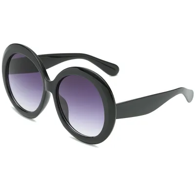 Fashion Large Frame Round Outdoor Sunglasses PC Lens Unisex