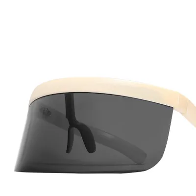 Trendy Sunscreen Windproof Protection PC Frame Sunglasses