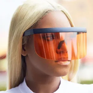 Trendy Sunscreen Windproof Protection PC Frame Sunglasses