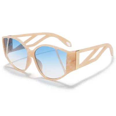 Big Frame Cat Eye Steampunk Sunglasses Resin Gorgeous Square