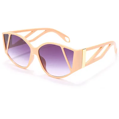 Big Frame Cat Eye Steampunk Sunglasses Resin Gorgeous Square