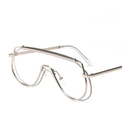 Fashion Street Big Frame Polygon Female Sunglasses
