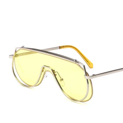 Fashion Street Big Frame Polygon Female Sunglasses