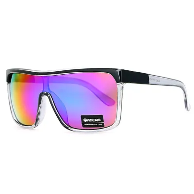 Color Blocking Anti-UV Retro Butterfly Frame Sunglasses Sports Leisure