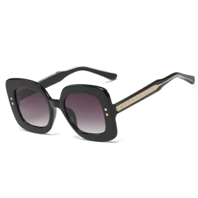 Women Fashion Nail Decor Square Sunglasses