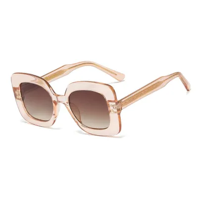 Women Fashion Nail Decor Square Sunglasses
