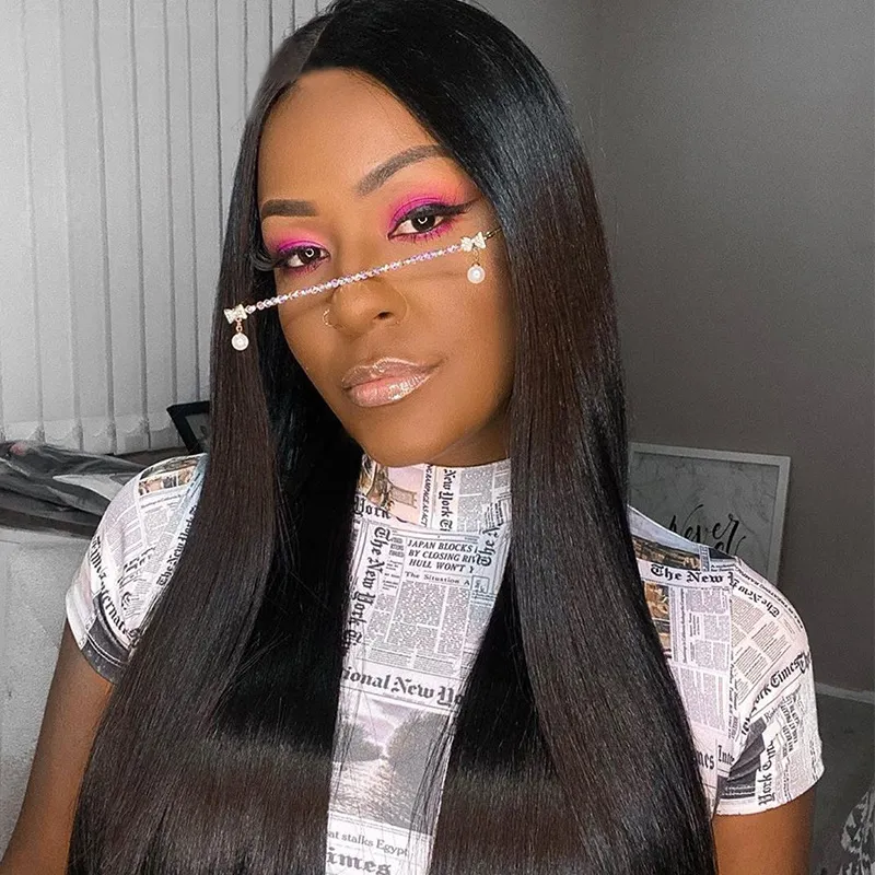 Women One Word Frame Bow Decor Eyewear Sunglasses