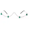 Green-With Rhinestone