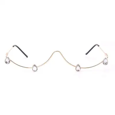 Women Fashion Metal Glasses Frame Sunglasses