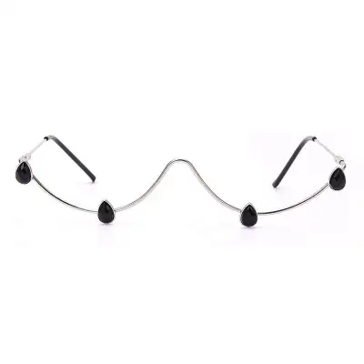 Women Fashion Metal Glasses Frame Sunglasses