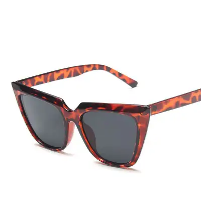 Women Big Frame Vintage Cat-eye Sunglasses