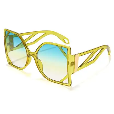 Women Fashion Big Frame Cat-eye Sunglasses Resin