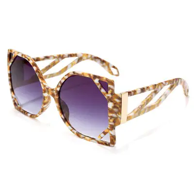 Women Fashion Big Frame Cat-eye Sunglasses Resin