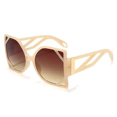 Women Fashion Big Frame Cat-eye Sunglasses Resin