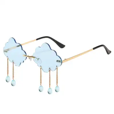 Women Fashion Clouds Raining Sunglasses