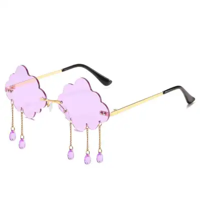 Women Fashion Clouds Raining Sunglasses