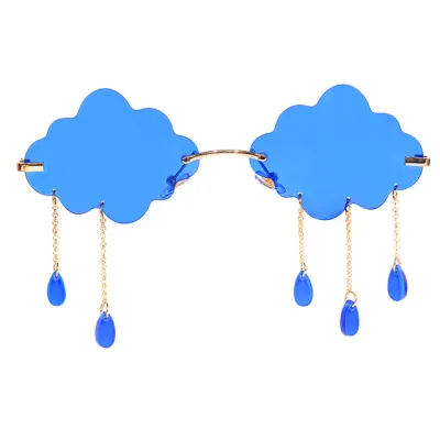 Women Fashion Clouds Raining Sunglasses