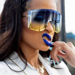 Women Fashion Colorful Windproof Sunglasses UV400