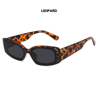 Transparent Small Square Candy-colored Frame Sunglasses