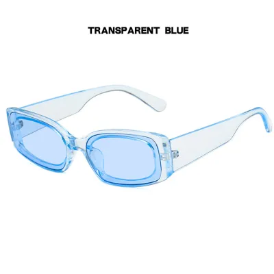 Transparent Small Square Candy-colored Frame Sunglasses